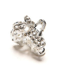 Style New Crystal Flower Mini Hair Claw Clamp Hair Clip Hair Pin 3C