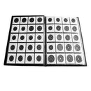 100-pieces Cardboard Coin Flips (25mm) Coin Collecting Supplies Coin Holder for