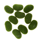10x Mini Artificial Moss Balls Moss Stones Grass Turf Stones Fairy Garden H