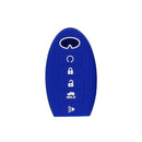 Easy Install Safety Car Key Fob Case Cover for Infiniti QX50L ESQ Deepblue
