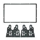 Car Radio Fascia Trim Kit, 9 Inch 2 Din DVD Frame Install Kit for MAZDA 3 2