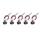 5x BA15S 1156 Bulb Socket Signal Light Lamp Wire Harness Pigtail Base