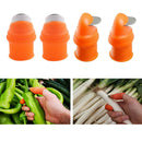 4pcs Thumb  Vegetable Finger Plant Cutter Tool Peppers Strawberries Picking