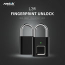 Anytek L34 Smart Fingerprint Padlock USB Rechargeable Keyless Door Suitcase Lock