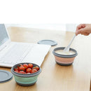 3Pcs/Set Bowl Sets Silicone Folding Lunch Box Folding Bowl Portable Silicon