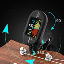 Flanger Clip-On Tuner for All Instruments - with Guitar, Bass, Violin, Ukul B1L3