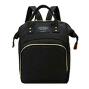 Mummy Maternity Backpack Large Capacity Baby Nursing Diaper Handbag (Black) A