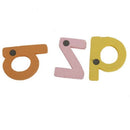 27 Lowercase Wood Magnet For Learning Infant Toddler Toys O1B4