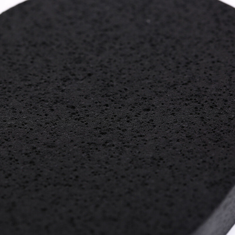 soft bamboo charcoal wash face deep cleaning sponge puff makeup foundation ca Kw