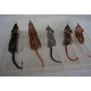 5pcs Artificial Rubber Mouse Rats Soft Fishing Lures Baits Bass Snakehead