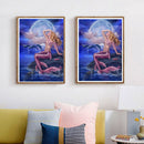5D Full Drill Mermaid Painting by Number Diamond Painting Kit for Home Decor