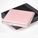 Pink Leather Cigarette Case Stainless Steel Cigarette Box Smoking Case Pro HOT