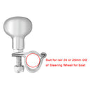 Stainless 316 Steering Wheel Control Knob Boat Truck Tractor Spinner Handle Knob