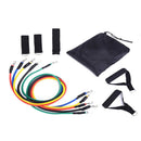 11x/Set TPE Pull Rope Fitness Exercises Resistance Bands Crossfit Latex VQP