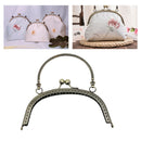 16.5cm Embossed Wallet Metal Handle Arc-shaped for DIY Handware Accessories