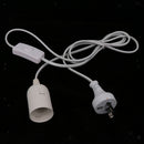 Cable Plug in Pendant Light Fitting with On/Off Switch E27 Lamp Holder AU