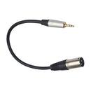 Headset Audio Cable 3.5mm Male To XLR Male Stereo Audio Extension Cable Plug