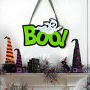 Halloween BOO Ghost Hanging Sign Home Wall Decoration Props Indoor And Outd