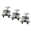 3 Pieces Drum Holder, Spare Part for Drum Kit, Made of Zinc Alloy