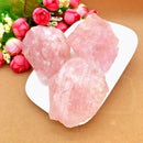 1pc New Natural Pink Rose Quartz Crystal Specimen Healing Natural Rough Stones