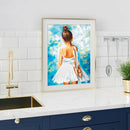 5D DIY Full Drill Diamond Painting Ballet Girl Cross Stitch Embroidery Set