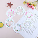 6Pcs Flower Round Child Clothes Size Dividers Plastic Ring Size Label Suppl Kw