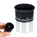 Professional 1.25'' 10mm Plossl Eyepiece Lens for Astronomy Telescope Black