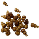 25x Natural Stripe Gourd Wooden Spacer Beads Jewelry Making DIY Craft 27mm