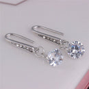 Rhinestone Crystal Ear Studs Earrings Drop Dangle Hoop Earrings Women Jewelry 3C
