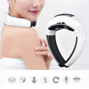Electric Pulse Neck Massager Magnetic Therapy Vertebra Treatment PAIN RELIEF New