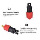 4in1 Air Valve Adaptor Multifunction Inflatable  Schrader Valve Adapter