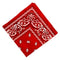 5pcs Unisex Cotton Double Sided Paisley Cowboy Bandana Head Wrap Headband