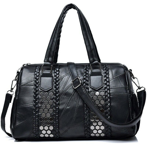 Studded Tassel Handbag Handbag Fashion Ladies Messenger Bag Tote X7J2