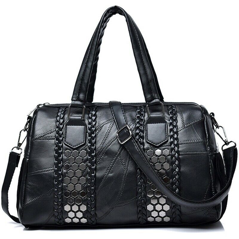 Studded Tassel Handbag Handbag Fashion Ladies Messenger Bag Tote X7J2