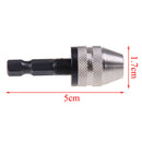 1/4'' inch hex shank keyless drill bit chuck adapter converter quick change to Z