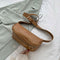 Fashion PU Shoulder Bag Women Pure Fanny Chest Crossbody Pack (Light Brown)