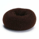Foam Sponge Magic Donut Bun Former Maker Ring Hair Styling Tool Brown Chic E3V8
