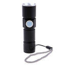 High-Powered LED Flashlight Zoomable Handheld Portable Ultralight Torch Lamp