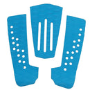 3 Count Blue Surfing Boards Anti-slip Decks Beach Surfboard Traction Pads for