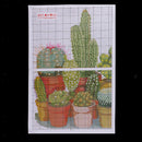 Stamped Cross Stitch Kits With Pre-printed Pattern - Cactuses 14CT 34x35cm