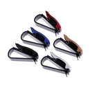 Red Car Sun Visor Clip Holder For Reading Glasses Sunglasses Eyeglass Card FT