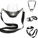 Portable Wine Yoke Lanyard Glass Holder Straps Birthday Gifts Present Nice SP
