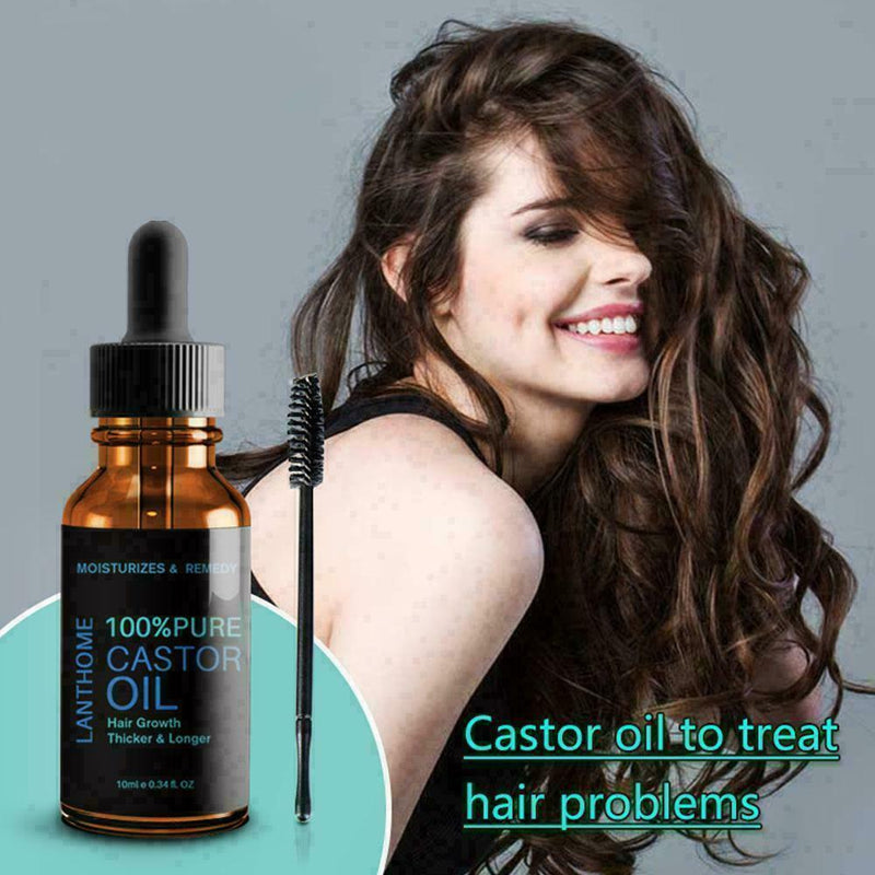 Pure Organic Castor Oil Eyelash/Eyebrow Enhancer Growth Serum 100% Natural Favor