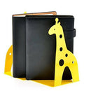 Cute Cartoon Giraffe Shape Non Skid Bookends Bookends for Shelves for Kids  C3A6