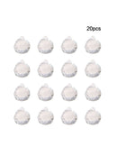 20pcs Hanging Clear Crystal Ball Prisms Faceted Pendant Sphere Decor New 20mm