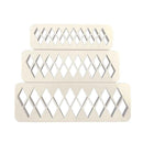 3Pcs Geometry Fondant Cookies Cake Mold Fondant Decorating Baking Tools Q6M9