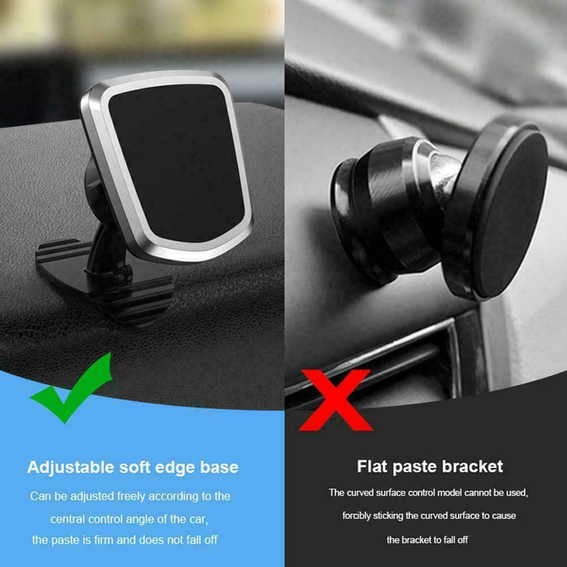 Universal Adjustable Dashboard Phone Holder Magnetic Car Bracket Rotating 3 F3L2