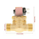 DC12V Normally Closed Brass Thread Electric Solenoid Valve for Water Control