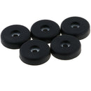 5 Pack 40x10mm Round Rubber Bumpers Black Feet Spacers for Electronics, Computer