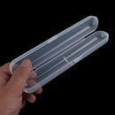 2Pcs Portable babies tableware box storage case transparent spoon box ME